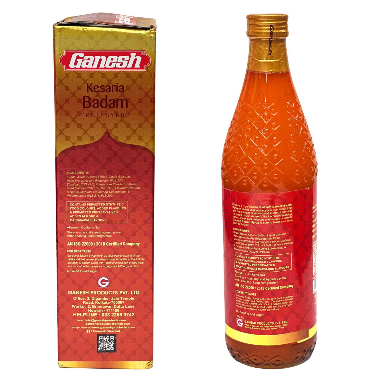 Kesaria Badam Sharbat Ganesh Products